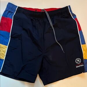 Nautica Multicolor Panel Swim Trunks